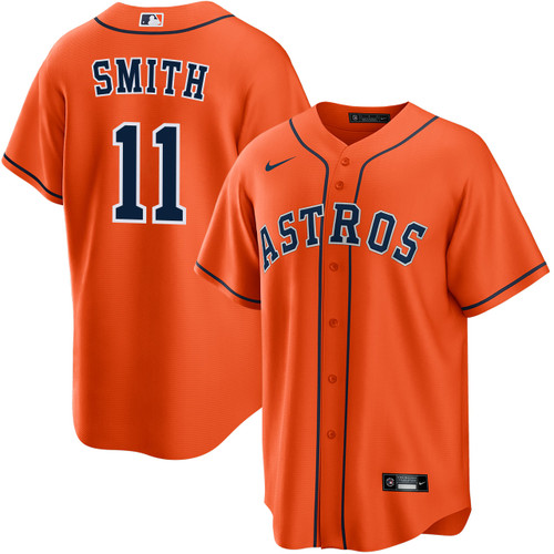 Cam Smith Houston Astros Alternate Orange Jersey by NIKE® at SportsWorldChicago