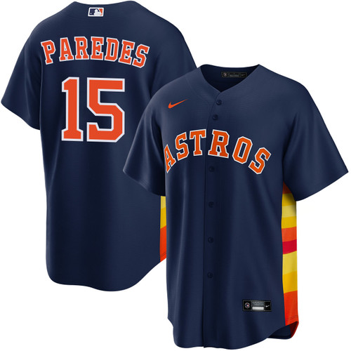 Isaac Paredes Houston Astros Alternate Navy Jersey by NIKE® at SportsWorldChicago
