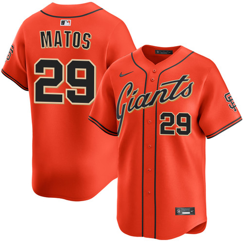 Luis Matos San Francisco Giants Alternate Orange Limited Jersey by NIKE® at SportsWorldChicago