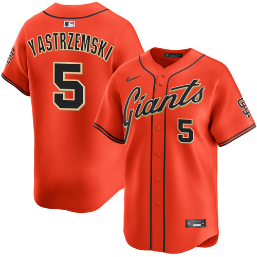 Mike Yastrzemski San Francisco Giants Alternate Orange Limited Jersey by NIKE® at SportsWorldChicago