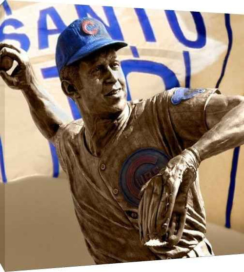 Ron Santo Wrigley Field 20" x 20" Canvas Art