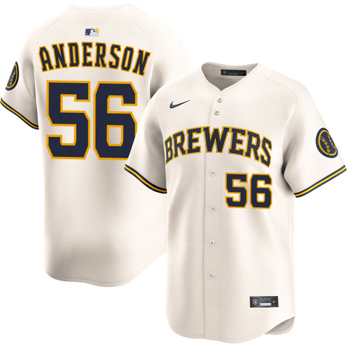 Grant Anderson Milwaukee Brewers Home Limited Jersey by NIKE® at SportsWorldChicago