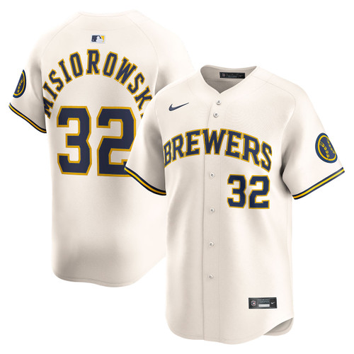 Jacob Misiorowski Milwaukee Brewers Home Limited Jersey by NIKE® at SportsWorldChicago