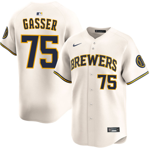 Robert Gasser Milwaukee Brewers Home Limited Jersey by NIKE® at SportsWorldChicago