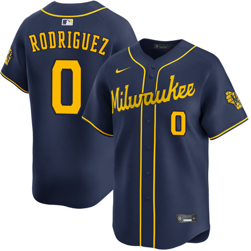 Carlos Rodriguez Milwaukee Brewers Alternate Navy Limited Jersey by NIKE® at SportsWorldChicago