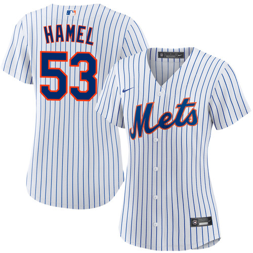 Dom Hamel New York Mets Women's Home Jersey by NIKE® at SportsWorldChicago