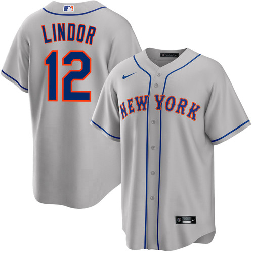 Francisco Lindor New York Mets Road Jersey by NIKE® at SportsWorldChicago