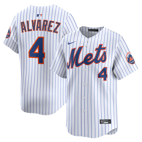 Francisco Alvarez New York Mets Home Limited Jersey by NIKE® at SportsWorldChicago