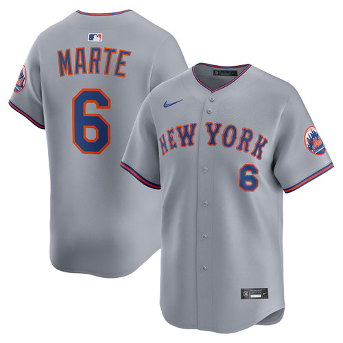 Starling Marte New York Mets Road 2025 Limited Jersey by NIKE® at SportsWorldChicago