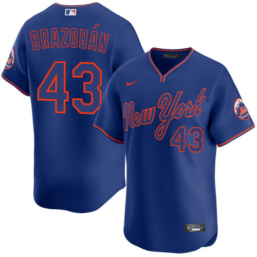 Huascar Brazoban New York Mets Alternate Royal 2025 Limited Jersey by NIKE® at SportsWorldChicago