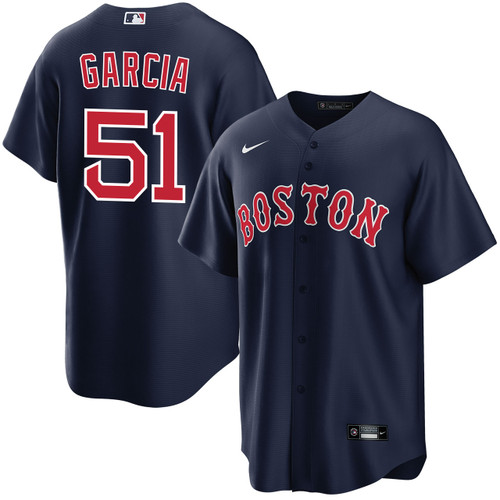Jhostynxon Garcia Boston Red Sox Alternate Navy Jersey by NIKE® at SportsWorldChicago