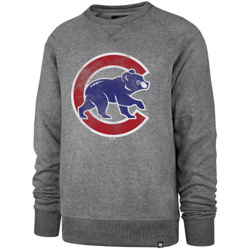 Chicago Cubs Bullseye Match 'Crawling Bear' Crewneck Sweatshirt by '47®