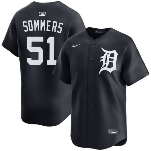 Drew Sommers Detroit Tigers Alternate Navy Jersey by NIKE® at SportsWorldChicago