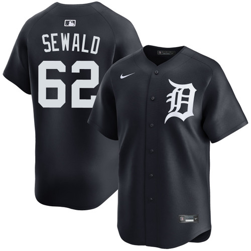 Paul Sewald Detroit Tigers Alternate Navy Jersey by NIKE® at SportsWorldChicago