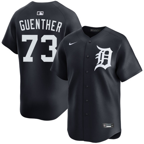 Sean Guenther Detroit Tigers Alternate Navy Jersey by NIKE® at SportsWorldChicago
