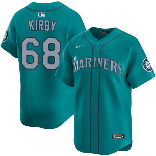George Kirby Seattle Mariners Alternate Green Limited Jersey by NIKE® at SportsWorldChicago