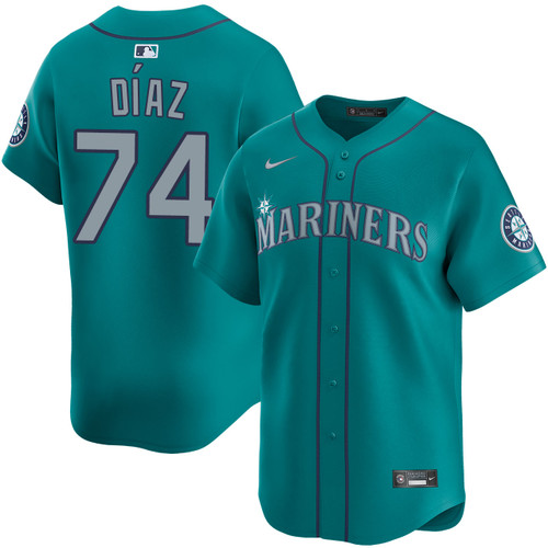 Jhonathan Diaz Seattle Mariners Alternate Green Limited Jersey by NIKE® at SportsWorldChicago