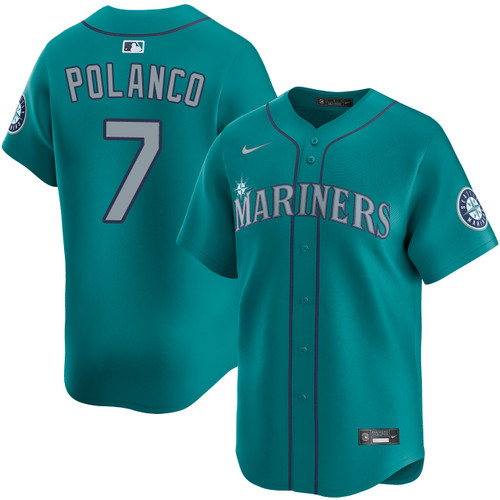 Jorge Polanco Seattle Mariners Alternate Green Limited Jersey by NIKE® at SportsWorldChicago