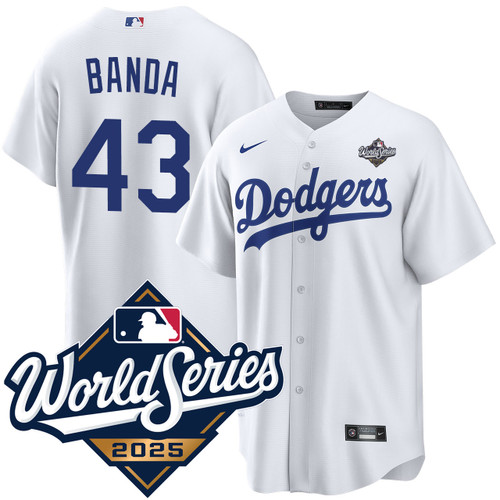 Anthony Banda Los Angeles Dodgers Home 2025 World Series Jersey by NIKE® at SportsWorldChicago
