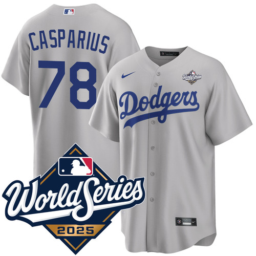 Ben Casparius Los Angeles Dodgers Alternate 2025 Road World Series Jersey by NIKE® at SportsWorldChicago