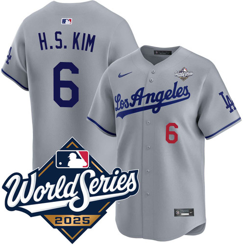 Hyeseong Kim Los Angeles Dodgers Road Limited 2025 World Series Jersey by NIKE®
