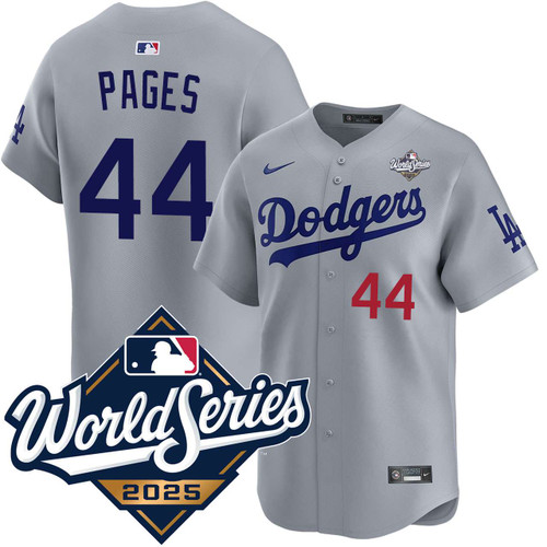 Andy Pages Los Angeles Dodgers Alternate Road Limited 2025 World Series Jersey by NIKE®