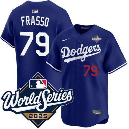 Nick Frasso Los Angeles Dodgers Alternate Royal Limited 2025 World Series Jersey by NIKE®