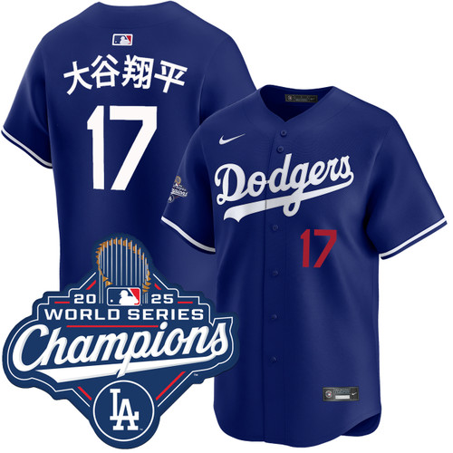 Shohei Ohtani Kanji Los Angeles Dodgers Alternate Royal World