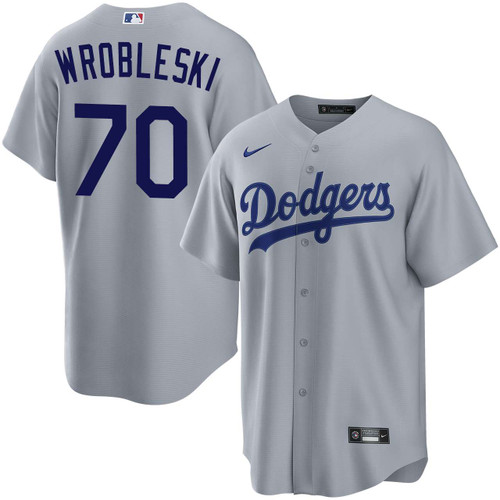 Justin Wrobleski Los Angeles Dodgers 2026 Road Jersey by NIKE