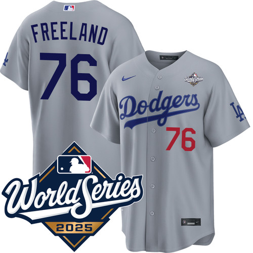 Alex Freeland Los Angeles Dodgers Road World Series Stadium Jersey