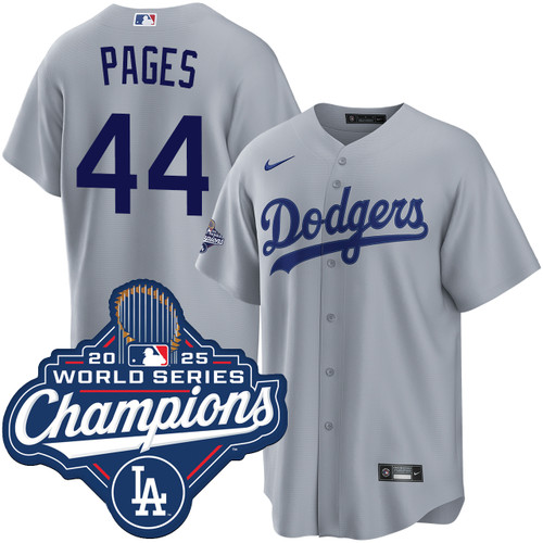 Andy Pages Los Angeles Dodgers Road World Series Champions Jersey