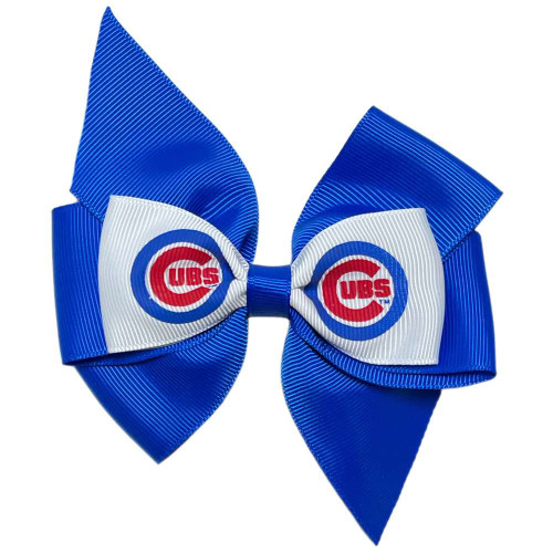 Chicago Cubs Fan Bow by USA Bows®