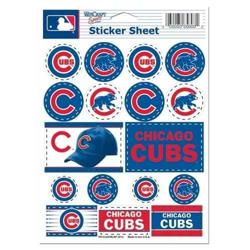 Chicago Cubs 5" x 7" Sticker Sheet by WinCraft®