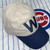 Wrigley Field Adjustable Khaki / Navy 'W' Dad Cap