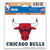Chicago Bulls 3" x 4" Multi-Use Decal