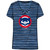 Chicago Cubs Women's Marled 1984 V-Neck Tee