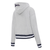 New York Yankees Women's Grey Script Tail Cropped Hoodie by Pro Standard®