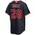 Tanner Bibee Cleveland Guardians Alternate Navy Jersey by NIKE® at SportsWorldChicago