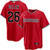 Logan Allen Cleveland Guardians Alternate Red Jersey by NIKE® at SportsWorldChicago