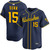 Oliver Dunn Milwaukee Brewers Alternate Navy Limited Jersey by NIKE® at SportsWorldChicago