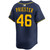 Quinn Priester Milwaukee Brewers Alternate Navy Limited Jersey by NIKE® at SportsWorldChicago