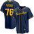 Jeferson Quero Milwaukee Brewers Alternate Navy Jersey by NIKE® at SportsWorldChicago