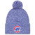 Chicago Cubs Marled Cuffed Knit with Pom by New Era®