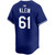 Will Klein Los Angeles Dodgers Alternate Royal Limited 2025 World Series Jersey by NIKE®