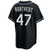 Ben Rortvedt Los Angeles Dodgers Black Lights Out 2025 World Series Jersey by NIKE®