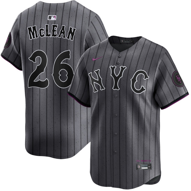 Nolan McLean Jerseys | Mets MLB Apparel