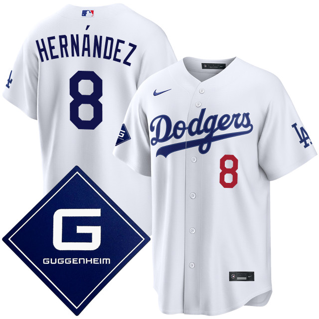 Dodgers 24年優勝記念限定ジャージHernández 8 Mサイズ Kiké Hernández Jerseys | Dodgers MLB Apparel
