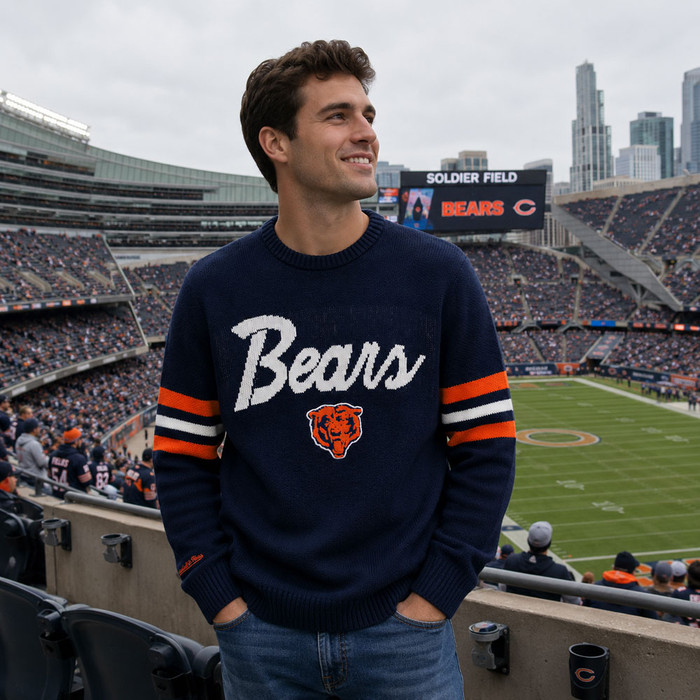 Chicago Bears Head Coach Sweater by Mitchell & Ness® | Official NFL®