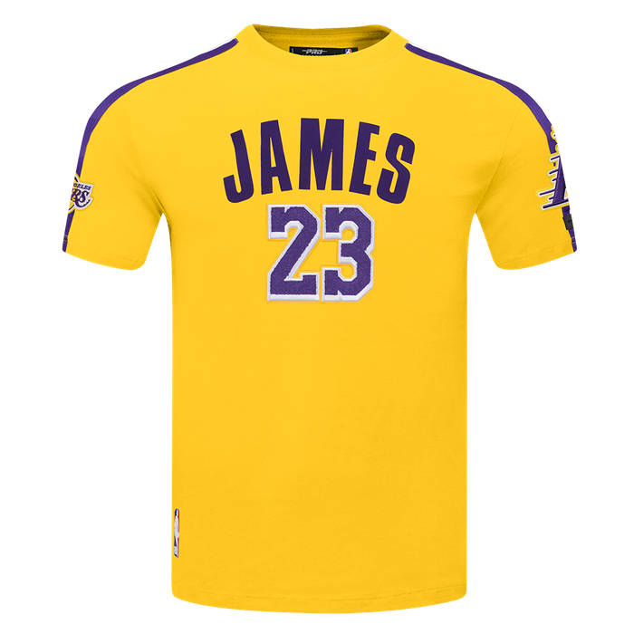 Los Angeles Lakers Yellow/Purple Lebron James #23 Classic Men's