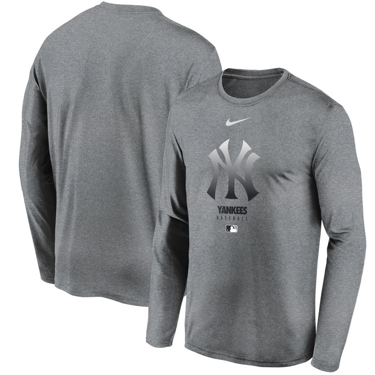 NEW YORK YANKEES LONG TEE スウェット Nike Dri-FIT Team (MLB New York Yankees) Men's Long-Sleeve T